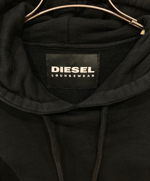 DIESEL（ディーゼル）DIESEL (ディーゼル) プルオーバーパーカー ブラック サイズ:Sの古着・服飾アイテム