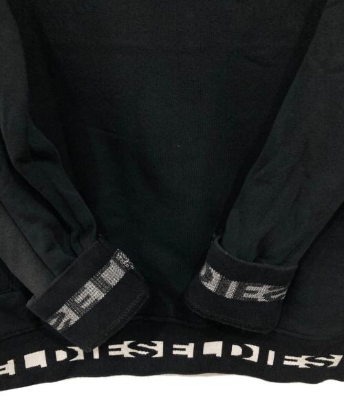 DIESEL（ディーゼル）DIESEL (ディーゼル) プルオーバーパーカー ブラック サイズ:Sの古着・服飾アイテム