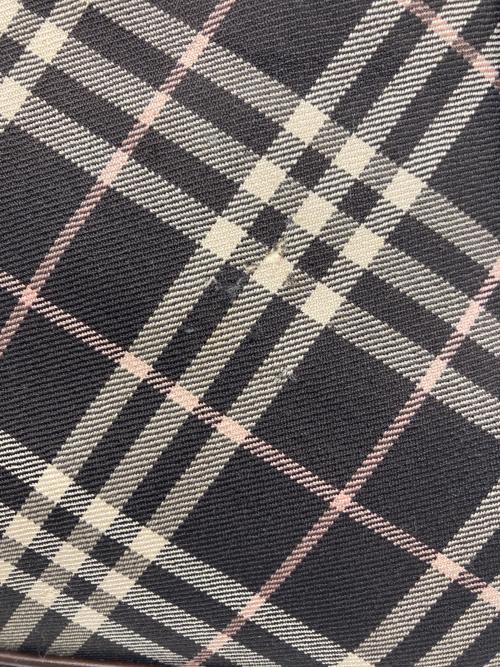 BURBERRY BLUE LABEL（バーバリー ブルー レーベル）BURBERRY BLUE LABEL (バーバリー ブルー レーベル) チェックハンドバッグ ブラウンの古着・服飾アイテム