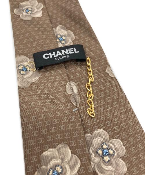 CHANEL（シャネル）CHANEL (シャネル) カメリアネクタイ ベージュ サイズ:不明の古着・服飾アイテム