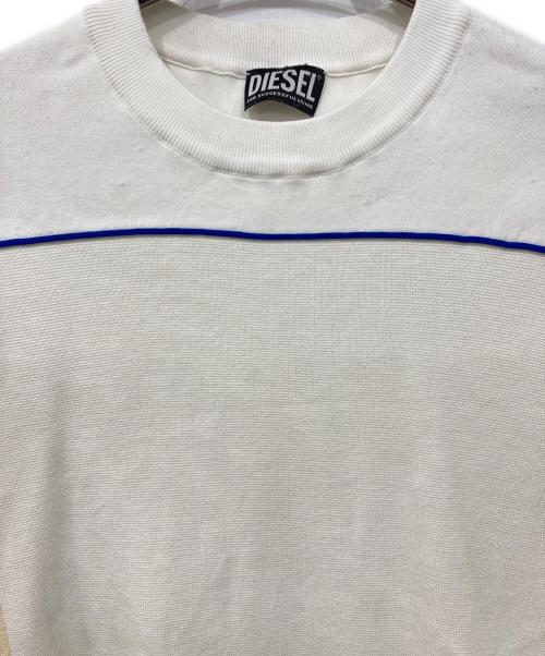 DIESEL（ディーゼル）DIESEL (ディーゼル) プルオーバーニット アイボリー サイズ:Sの古着・服飾アイテム