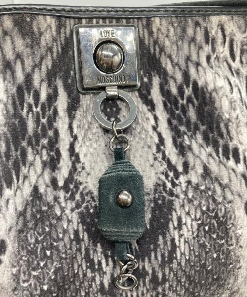 LOVE MOSCHINO（ラブモスキーノ）LOVE MOSCHINO (ラブモスキーノ) トートバッグ グレーの古着・服飾アイテム