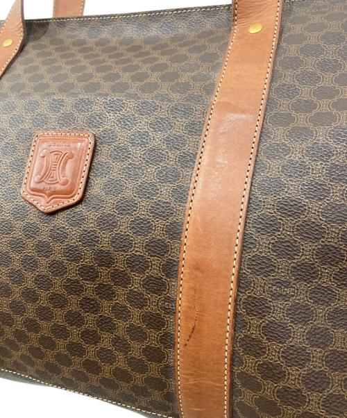 CELINE（セリーヌ）CELINE (セリーヌ) マカダム柄 トートバッグ ブラウンの古着・服飾アイテム