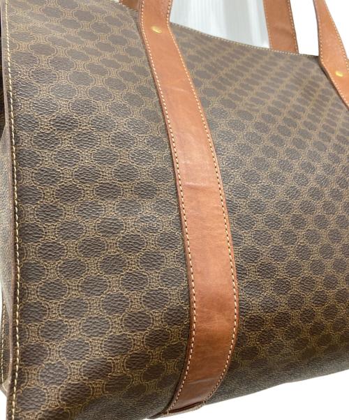 CELINE（セリーヌ）CELINE (セリーヌ) マカダム柄 トートバッグ ブラウンの古着・服飾アイテム