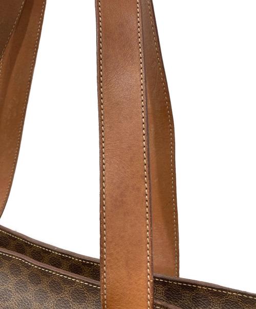 CELINE（セリーヌ）CELINE (セリーヌ) マカダム柄 トートバッグ ブラウンの古着・服飾アイテム
