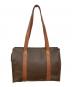 CELINE (セリーヌ) マカダム柄 トートバッグ ブラウン：25000円