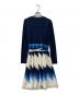 DIANE VON FURSTENBERG (ダイアンフォンファステンバーグ) ラップワンピース ネイビー サイズ:6：5000円