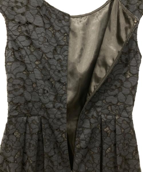 ANAYI（アナイ）ANAYI (アナイ) カットワークノースリーブワンピース ネイビー サイズ:36 未使用品の古着・服飾アイテム