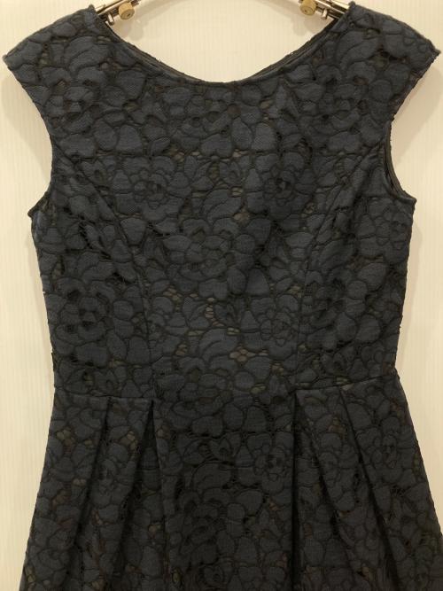 ANAYI（アナイ）ANAYI (アナイ) カットワークノースリーブワンピース ネイビー サイズ:36 未使用品の古着・服飾アイテム