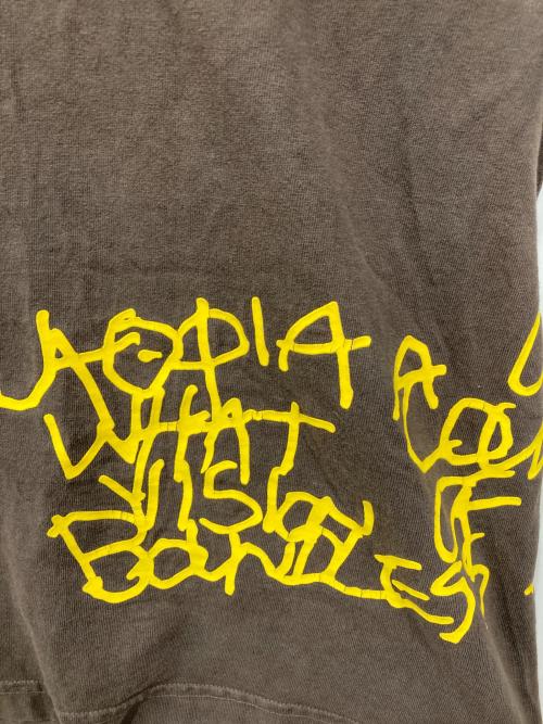 CACTUS（カクタス）CACTUS (カクタス) Travus Scott Utopia Tシャツ ブラウン サイズ:XXLの古着・服飾アイテム