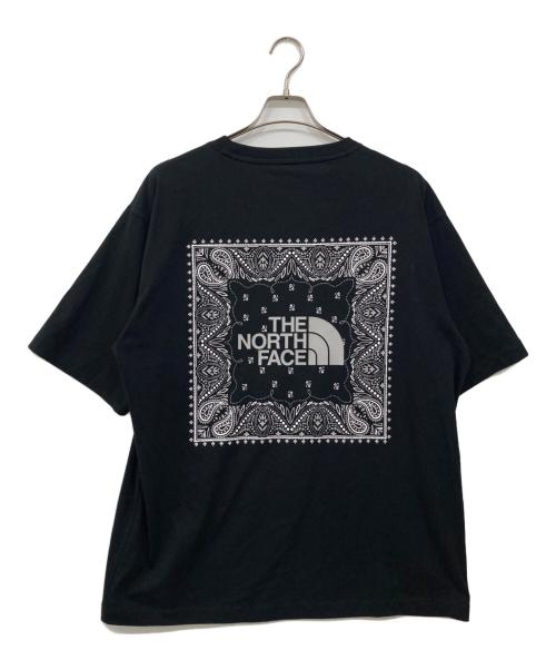 THE NORTH FACE（ザ ノース フェイス）THE NORTH FACE (ザ ノース フェイス) バンダナプリントTシャツ ブラック サイズ:XLの古着・服飾アイテム