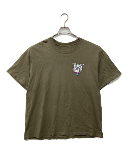 NIKE SB（ナイキエスビー）NIKE SB (ナイキエスビー) プリントTシャツ カーキ サイズ:XXLの古着・服飾アイテム