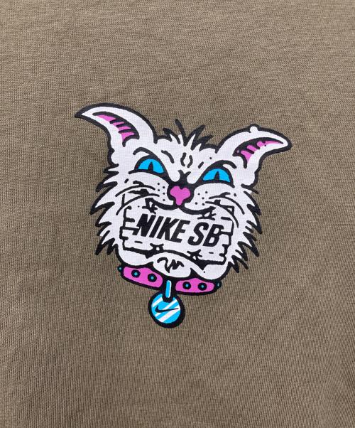 NIKE SB（ナイキエスビー）NIKE SB (ナイキエスビー) プリントTシャツ カーキ サイズ:XXLの古着・服飾アイテム