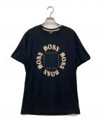 HUGO BOSSヒューゴ ボス）の古着「プリントTシャツ」｜ブラック