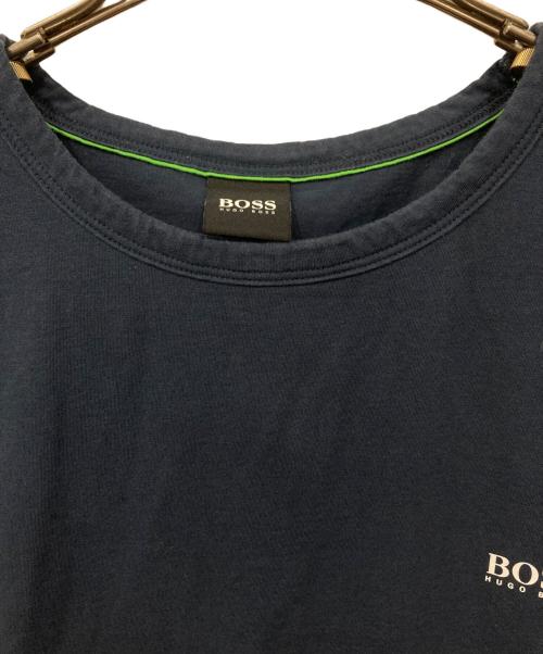 HUGO BOSS（ヒューゴ ボス）HUGO BOSS (ヒューゴ ボス) ロゴTシャツ ネイビー サイズ:Lの古着・服飾アイテム