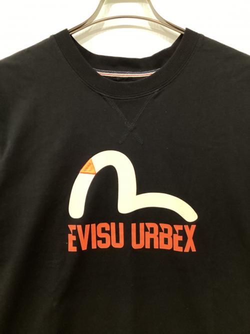 EVISU（エヴィス）EVISU (エヴィス) プリントTシャツ ブラック サイズ:Mの古着・服飾アイテム