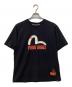 EVISU（エヴィス）の古着「プリントTシャツ」｜ブラック