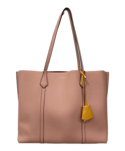 TORY BURCH（トリーバーチ）TORY BURCH (トリーバーチ) トリプルコンパートメントトートバッグ ピンクの古着・服飾アイテム