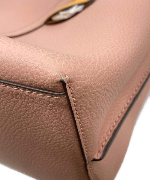 TORY BURCH（トリーバーチ）TORY BURCH (トリーバーチ) トリプルコンパートメントトートバッグ ピンクの古着・服飾アイテム