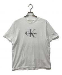 Calvin Klein Jeans（カルバンクラインジーンズ）の古着「プリントTシャツ」｜ホワイト