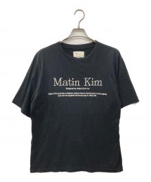 Matin Kim（マーティン・キム）の古着「Tシャツ」｜ブラック