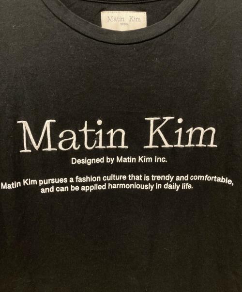 Matin Kim（マーティン・キム）Matin Kim (マーティン・キム) Tシャツ ブラック サイズ:Fの古着・服飾アイテム