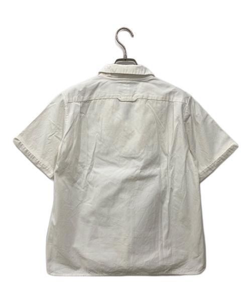 YAECA（ヤエカ）YAECA (ヤエカ) プルオーバー半袖シャツ ホワイト サイズ:Mの古着・服飾アイテム