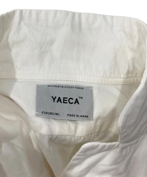 YAECA（ヤエカ）YAECA (ヤエカ) プルオーバー半袖シャツ ホワイト サイズ:Mの古着・服飾アイテム
