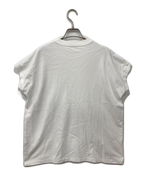 ATON（エイトン）ATON (エイトン) ノースリーブカットソー ホワイト サイズ:02の古着・服飾アイテム