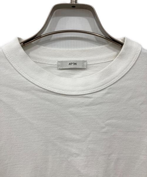 ATON（エイトン）ATON (エイトン) ノースリーブカットソー ホワイト サイズ:02の古着・服飾アイテム