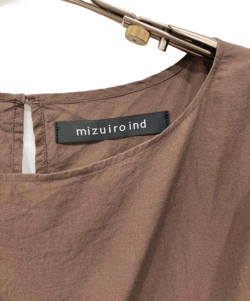 mizuiro-ind（ミズイロインド）mizuiro-ind (ミズイロインド) ブラウス ブラウン サイズ:記載なしの古着・服飾アイテム
