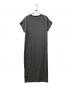 ATON (エイトン) CAPSLEEVE DRESS ホワイト×ブラック サイズ:L：9000円