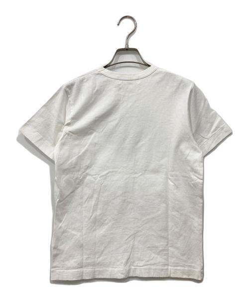 PLAY COMME des GARCONS（プレイコムデギャルソン）PLAY COMME des GARCONS (プレイコムデギャルソン) ハートロゴTシャツ ホワイト サイズ:Lの古着・服飾アイテム