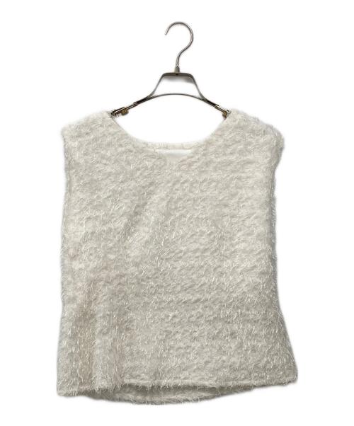 CELFORD（セルフォード）CELFORD (セルフォード) フラッフィープルオーバー ホワイト サイズ:Freeの古着・服飾アイテム