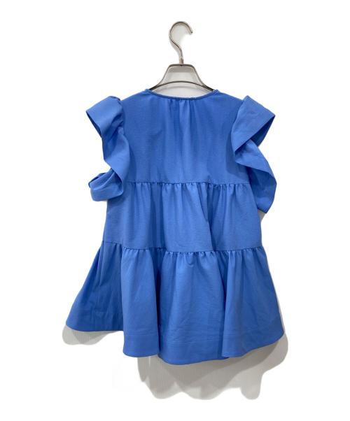 CELFORD（セルフォード）CELFORD (セルフォード) ピンタックチュニックブラウス ブルー サイズ:Freeの古着・服飾アイテム