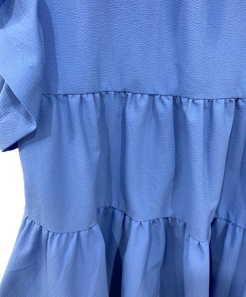 CELFORD（セルフォード）CELFORD (セルフォード) ピンタックチュニックブラウス ブルー サイズ:Freeの古着・服飾アイテム
