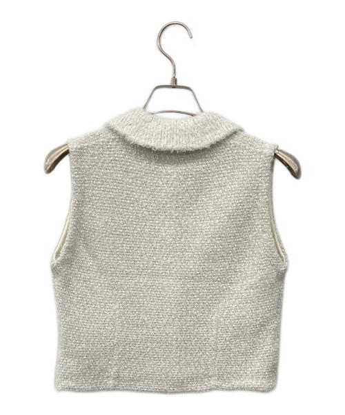 CELFORD（セルフォード）CELFORD (セルフォード) メタルボタンジレニットセットアップ ライトグレー サイズ:36の古着・服飾アイテム