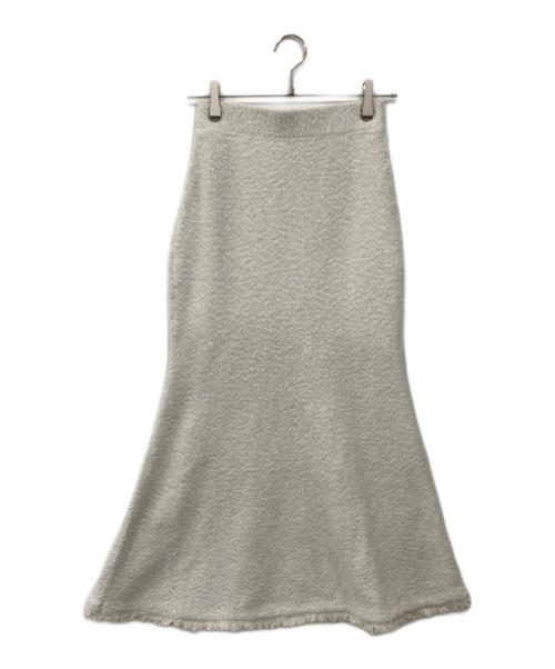 CELFORD（セルフォード）CELFORD (セルフォード) メタルボタンジレニットセットアップ ライトグレー サイズ:36の古着・服飾アイテム