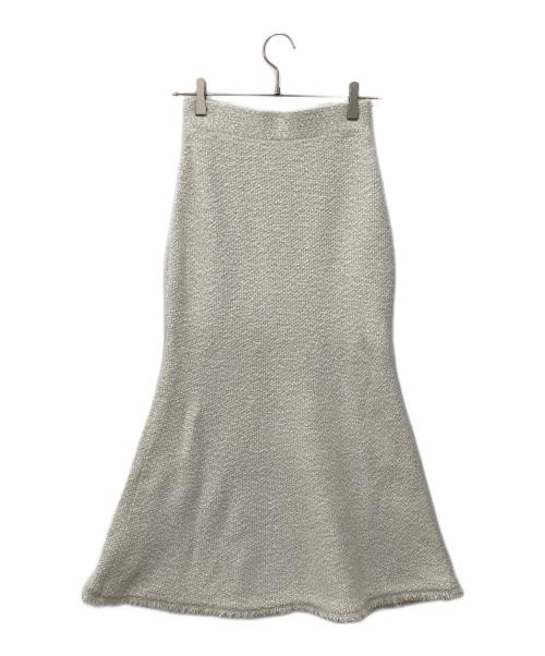 CELFORD（セルフォード）CELFORD (セルフォード) メタルボタンジレニットセットアップ ライトグレー サイズ:36の古着・服飾アイテム