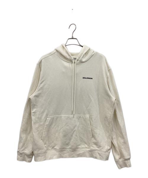SALOMON（サロモン）SALOMON (サロモン) プルオーバーパーカー ホワイト サイズ:Lの古着・服飾アイテム