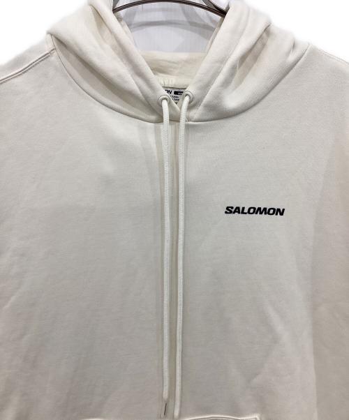 SALOMON（サロモン）SALOMON (サロモン) プルオーバーパーカー ホワイト サイズ:Lの古着・服飾アイテム