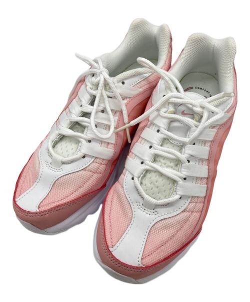 NIKE（ナイキ）NIKE (ナイキ) ローカットスニーカー ホワイト×ピンク サイズ:24.5㎝の古着・服飾アイテム