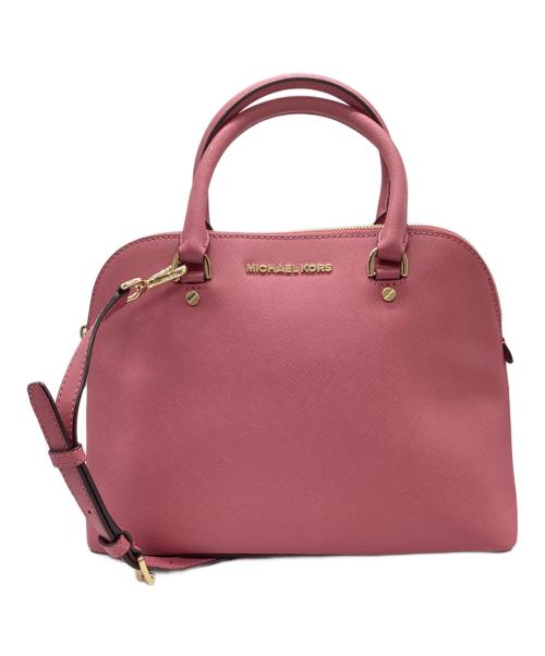 MICHAEL KORS（マイケルコース）MICHAEL KORS (マイケルコース) 2WAYショルダーバッグ ピンクの古着・服飾アイテム