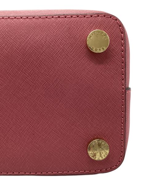 MICHAEL KORS（マイケルコース）MICHAEL KORS (マイケルコース) 2WAYショルダーバッグ ピンクの古着・服飾アイテム