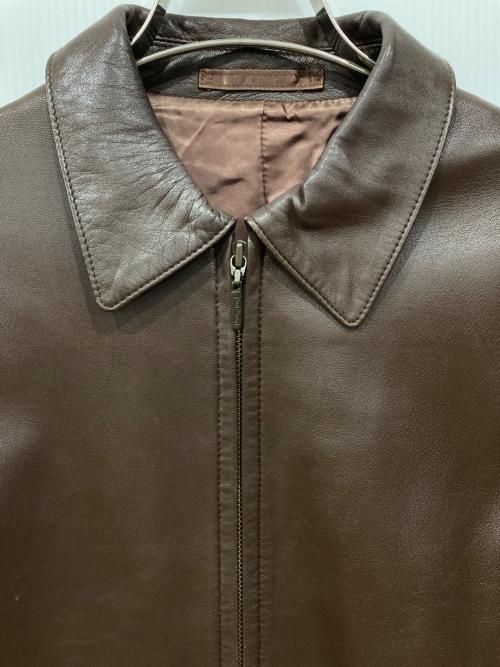 Paul Stuart（ポールスチュアート）Paul Stuart (ポールスチュアート) レザージャケット ブラウン サイズ:Freeの古着・服飾アイテム