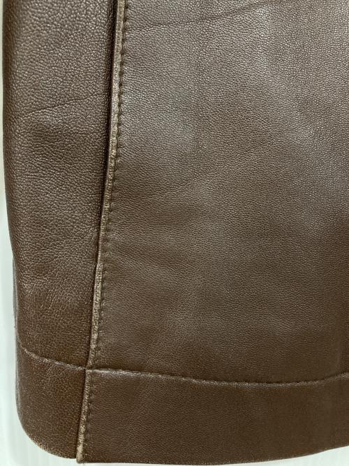 Paul Stuart（ポールスチュアート）Paul Stuart (ポールスチュアート) レザージャケット ブラウン サイズ:Freeの古着・服飾アイテム