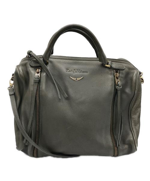 Zadig&Voltaire（ザディグエヴォルテール）Zadig&Voltaire (ザディグエヴォルテール) 2WAYバッグ グレーの古着・服飾アイテム