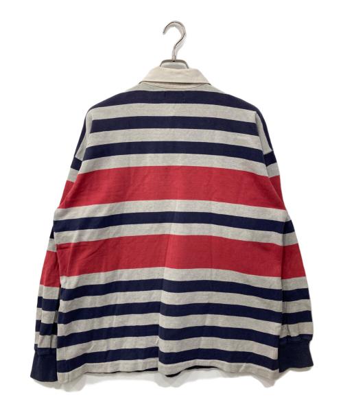 L.L.Bean（エルエルビーン）L.L.Bean (エルエルビーン) ラガーシャツ レッド×グレー サイズ:不明の古着・服飾アイテム