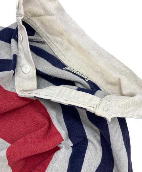 L.L.Bean（エルエルビーン）L.L.Bean (エルエルビーン) ラガーシャツ レッド×グレー サイズ:不明の古着・服飾アイテム