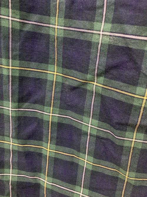 RALPH LAUREN（ラルフローレン）RALPH LAUREN (ラルフローレン) チェックボタンダウンシャツ グリーン×ネイビー サイズ:Lの古着・服飾アイテム